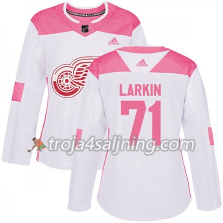 Detroit Red Wings tröja Dylan Larkin 71 Vit 2017-2018 Adidas Rosa Fashion Authentic - Dame NHL Tröjor Detroit Red Wings tröja Dylan Larkin 71 Vit 2017-2018 Adidas Rosa Fashion Authentic - Dame NHL Tröjor